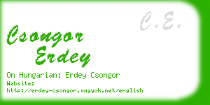 csongor erdey business card